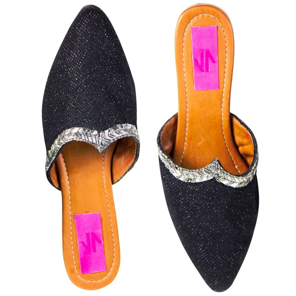 Maria Pointy Flat Mules